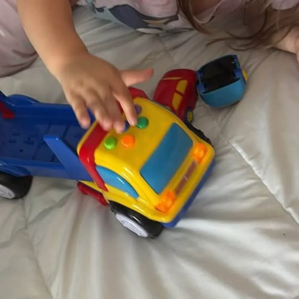 Toy Car Carrier Truck with 2 Cars